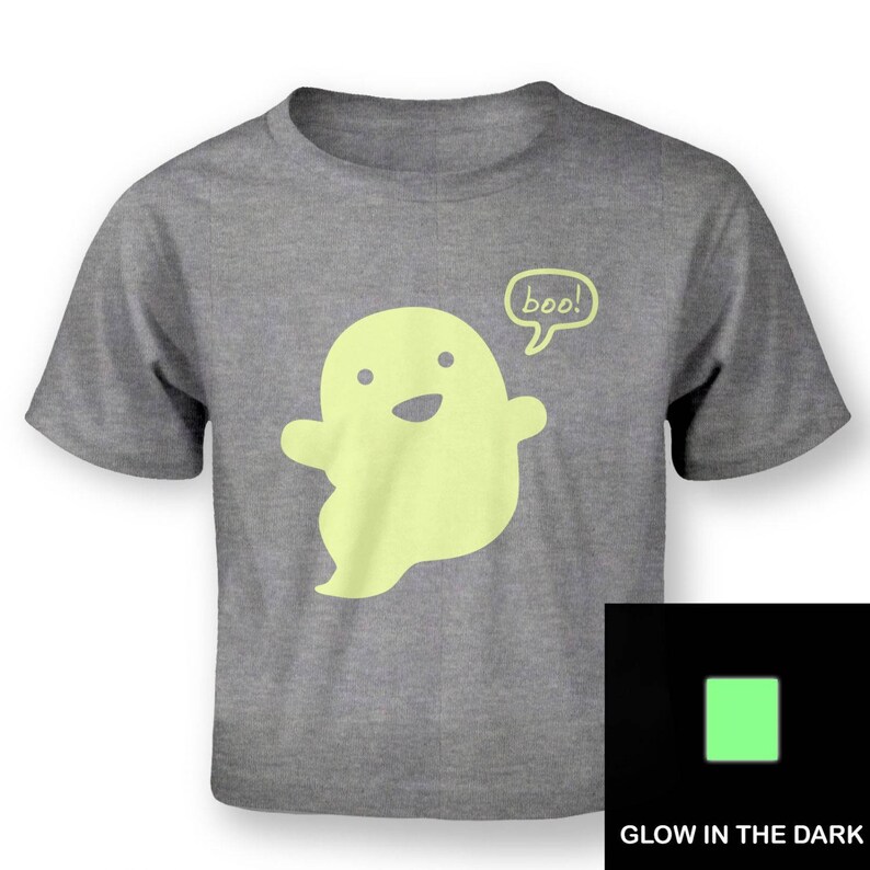 Glow In The Dark baby t-shirt Cute Ghost