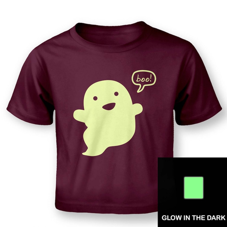 Glow In The Dark baby t-shirt Cute Ghost