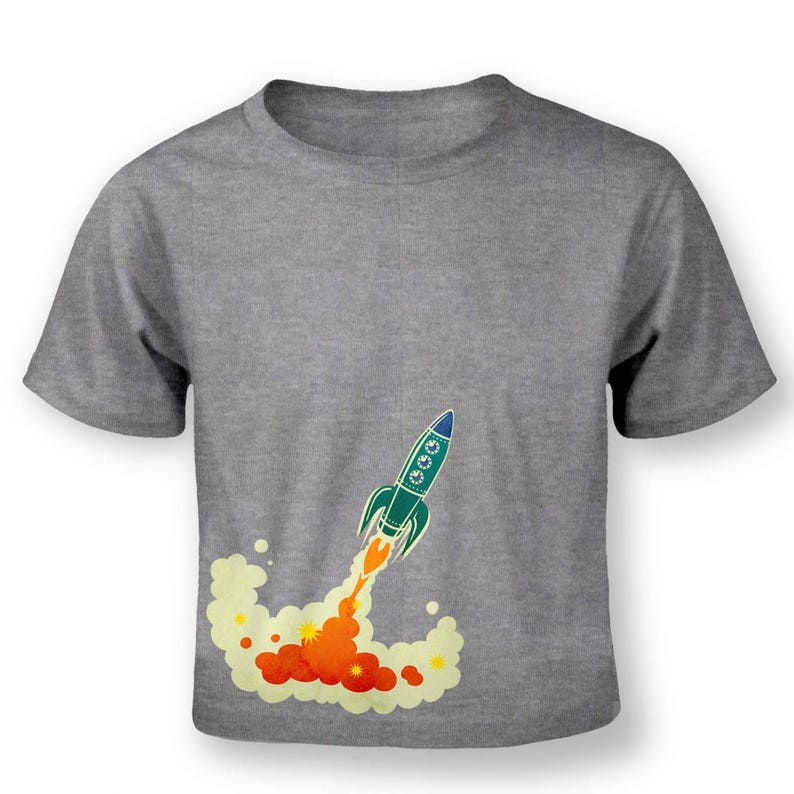 Blast Off baby t-shirt