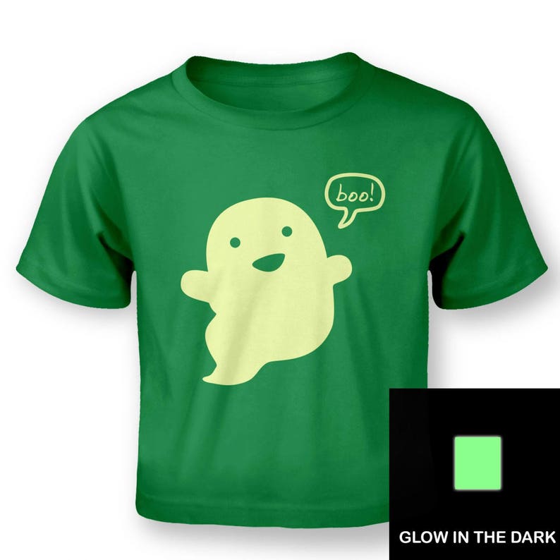 Glow In The Dark baby t-shirt Cute Ghost