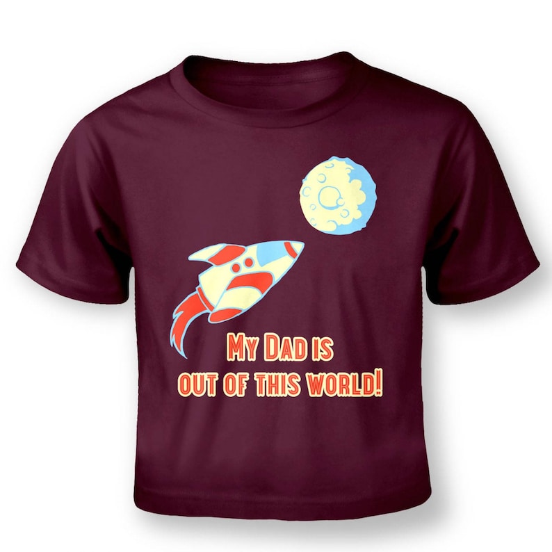 My Dad Is Out Of This World baby t-shirt