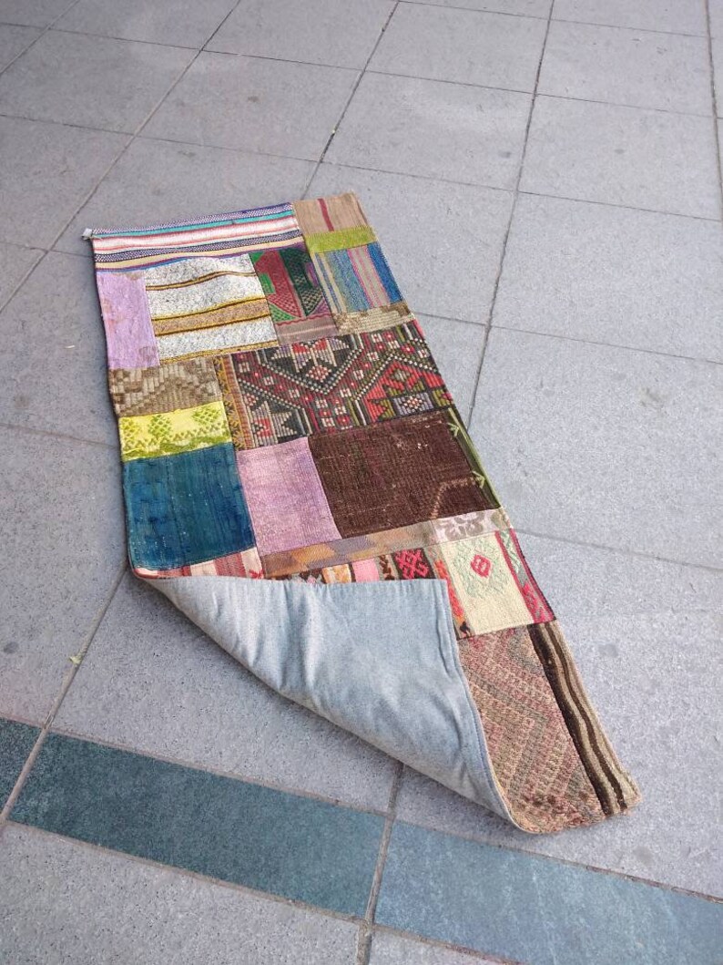 76x178 cm 2.49x5.83 ft small patch runner rug,patchwork oriental rugs rugs runner rugs decor