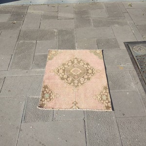 vintage vintage small boho rug 75x93cm/ft.3.05x2.46