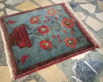 vintage vintage area small rug 53*53cm
