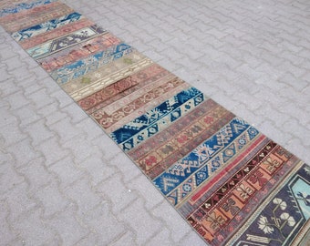 Wool turkish rug runner pure wool oushak runner rug patch runner 356x76cm Wool turkish rug runner pure wool oushak runner rug patch runner 356x76cm