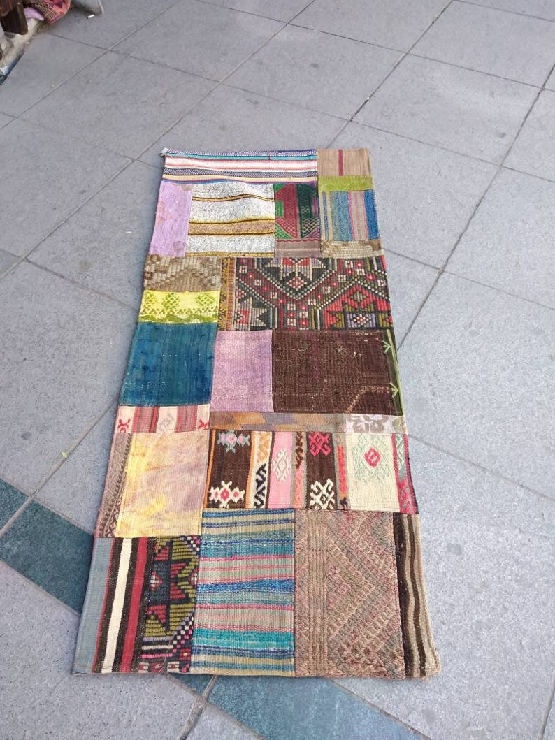 76x178 cm 2.49x5.83 ft small patch runner rug,patchwork oriental rugs rugs runner rugs decor