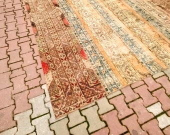 350*276cm patchwork lowpile big rug color decor saloon turkish rug