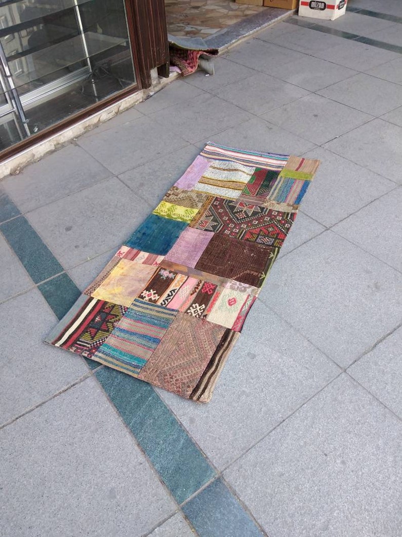 76x178 cm 2.49x5.83 ft small patch runner rug,patchwork oriental rugs rugs runner rugs decor