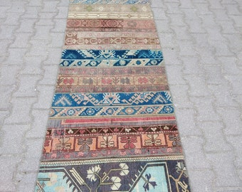 Wool turkish rug runner pure wool oushak runner rug patch runner 356x76cm Wool turkish rug runner pure wool oushak runner rug patch runner 356x76cm