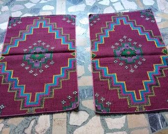 Vintage Twin Custom Rugs Turkish Small Rug,rug Pad, Ft3.28x2.2