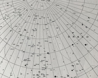 1923 Cepheus Original Antique Print - Constellation - Celestial Art - Astronomy - Mounted and Matted - Available Framed