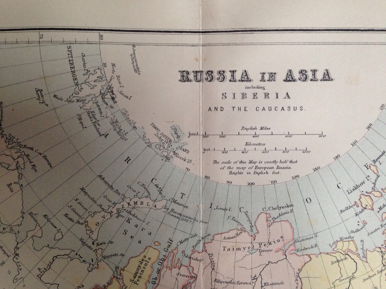 central asia caucasus siberia antique asia vintage 1887 RUSSIA IN ASIA map colour historical original central asia caucasus siberia antique asia vintage 1887 RUSSIA IN ASIA map colour historical original