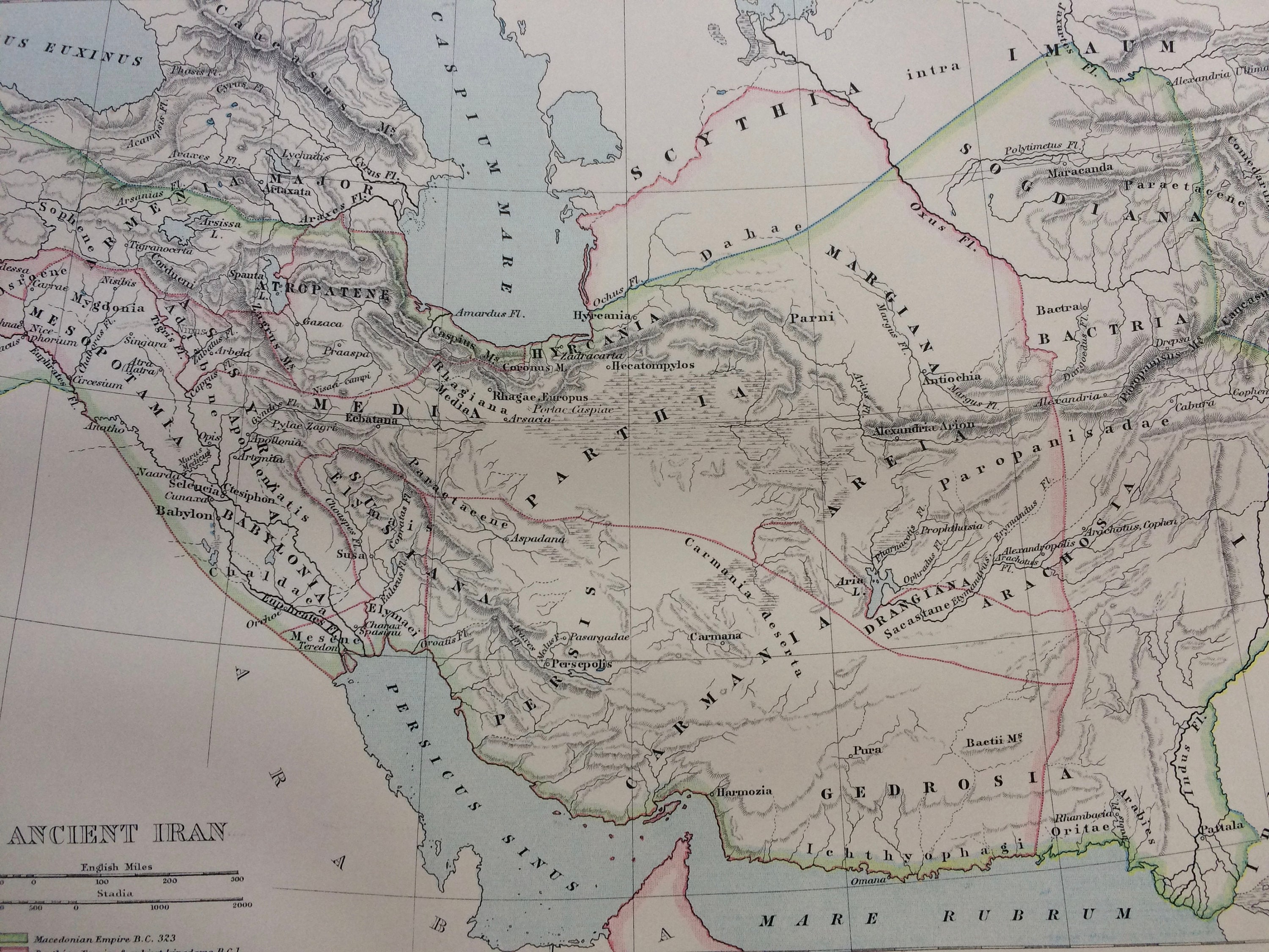 Ancient Persian Map