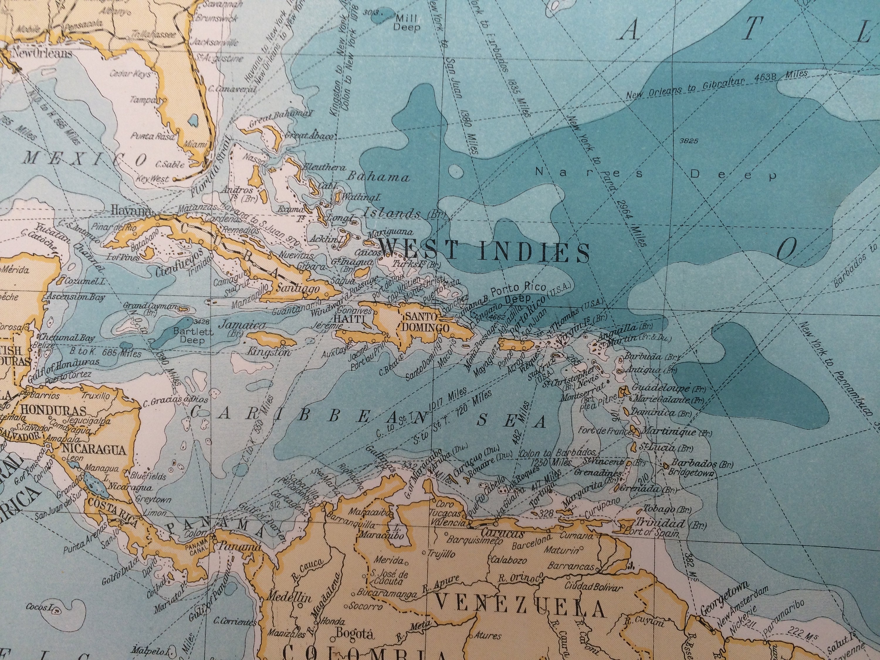 North Atlantic Ocean Map 