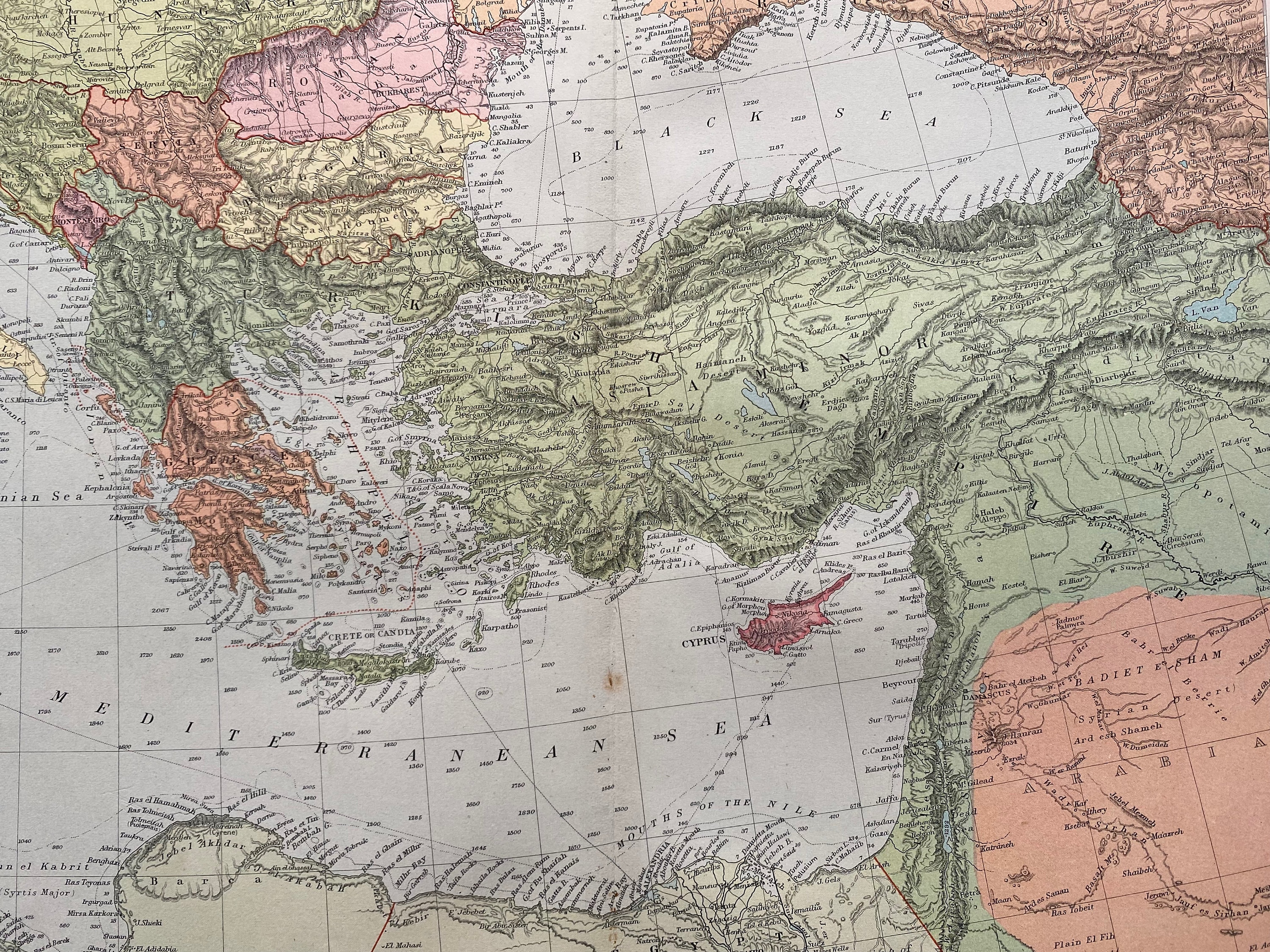 Marmaris Turkey Map Art Print Many Styles 350gsm Art 