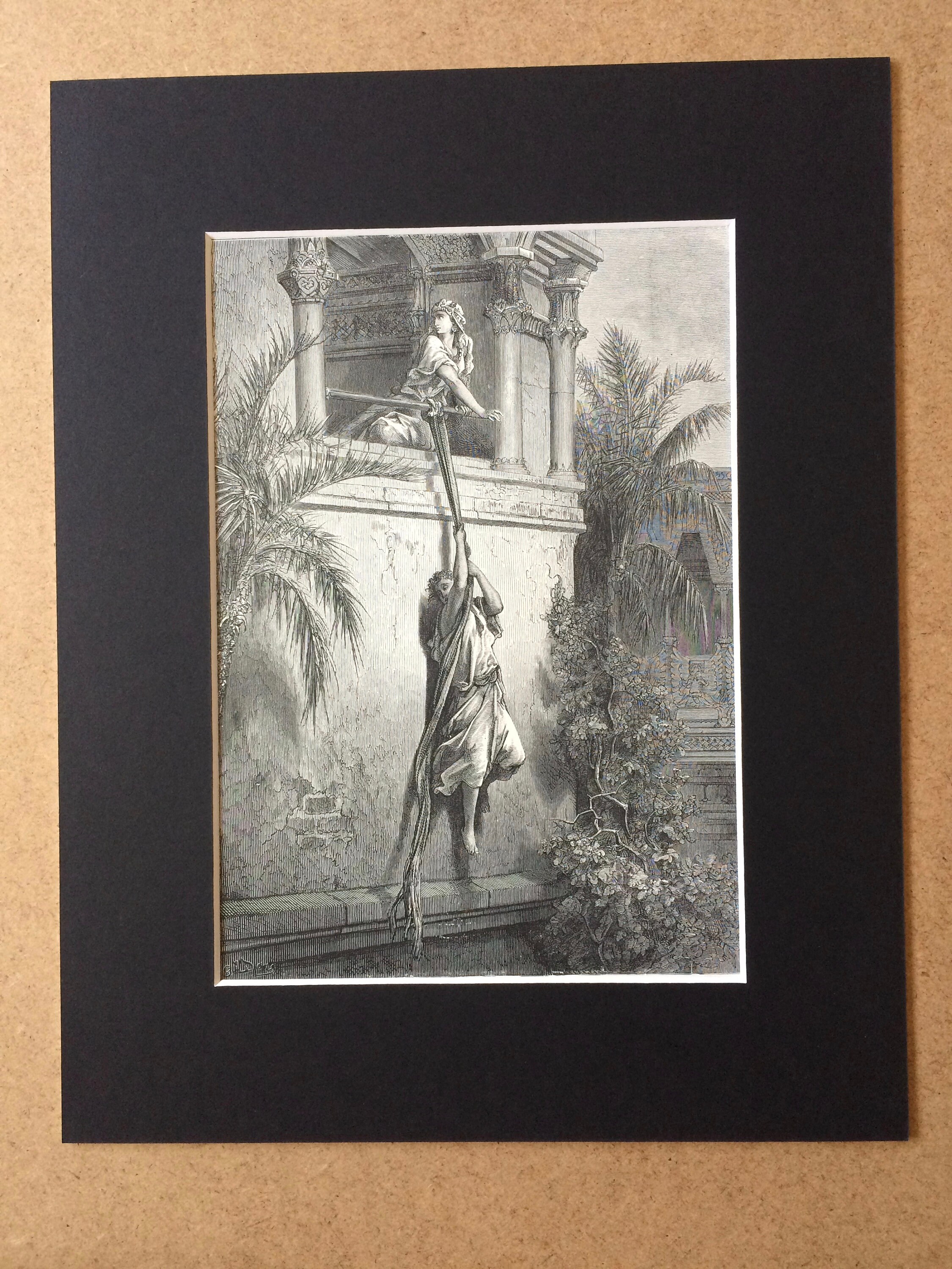 A Travers Ma Fenêtre Livre Trilogie 1870 Lévasion de David à travers la fenêtre antique originale | Etsy
