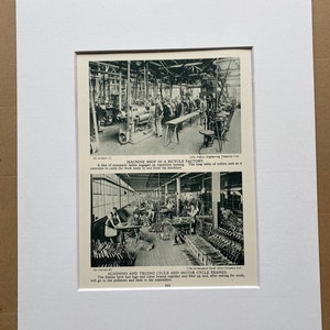 Weaving Loom Machine Textile Industry Vintage Illustration to Frame 1928  Turning Raw Cotton Into Cloth 