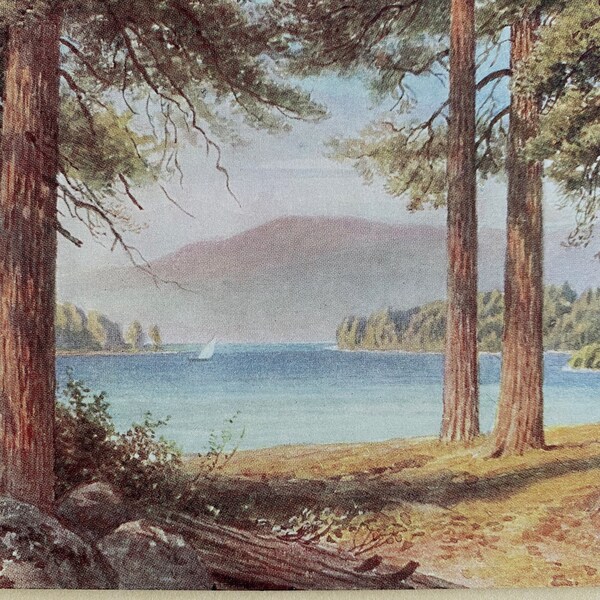 Lake Tahoe Painting Etsy