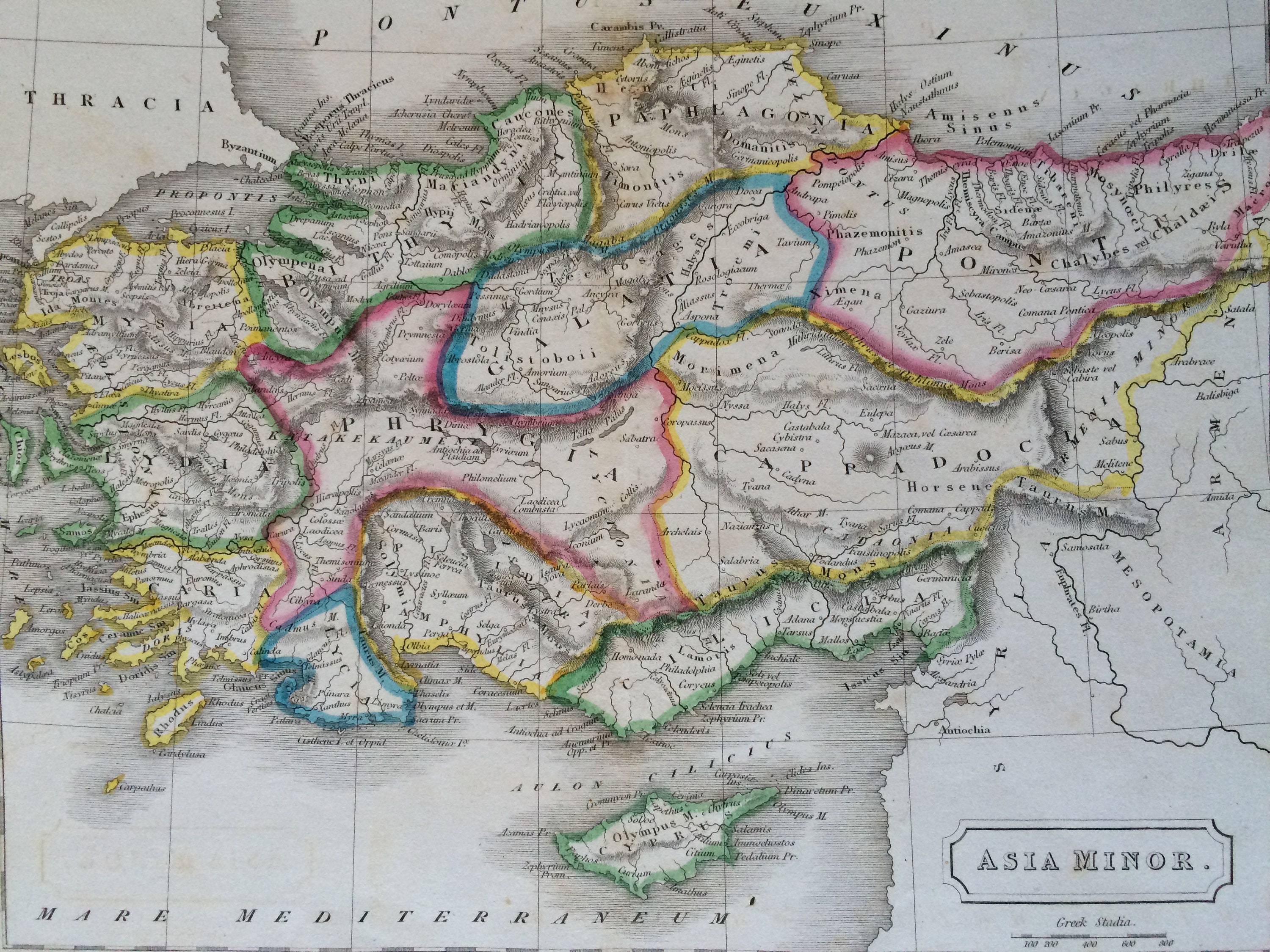 Ancient Asia Minor Map