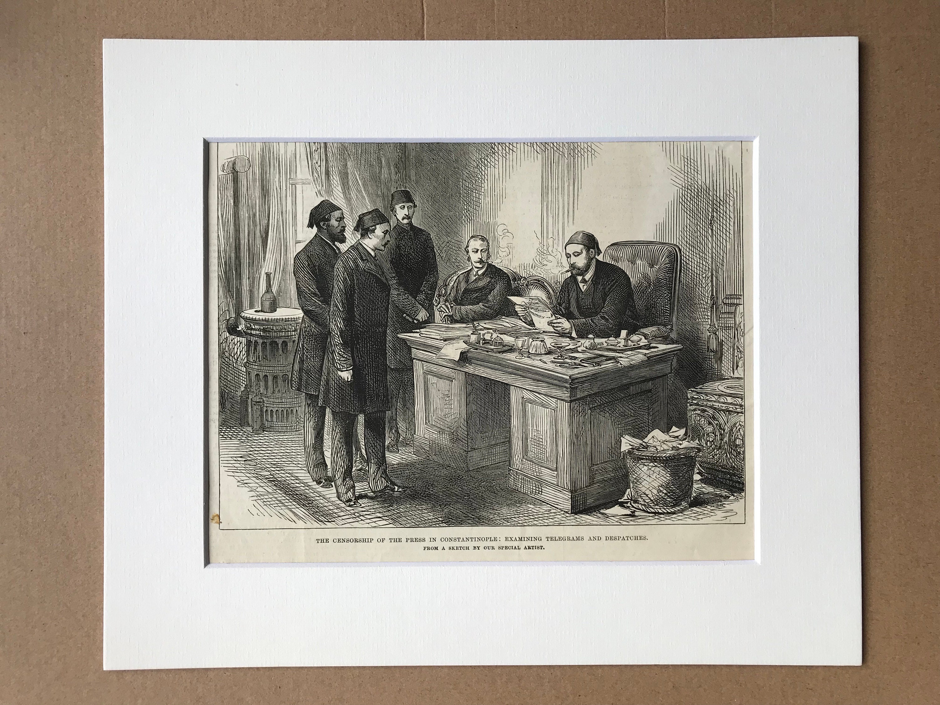 1877 The Censorship of the Press in Constantinople Examining