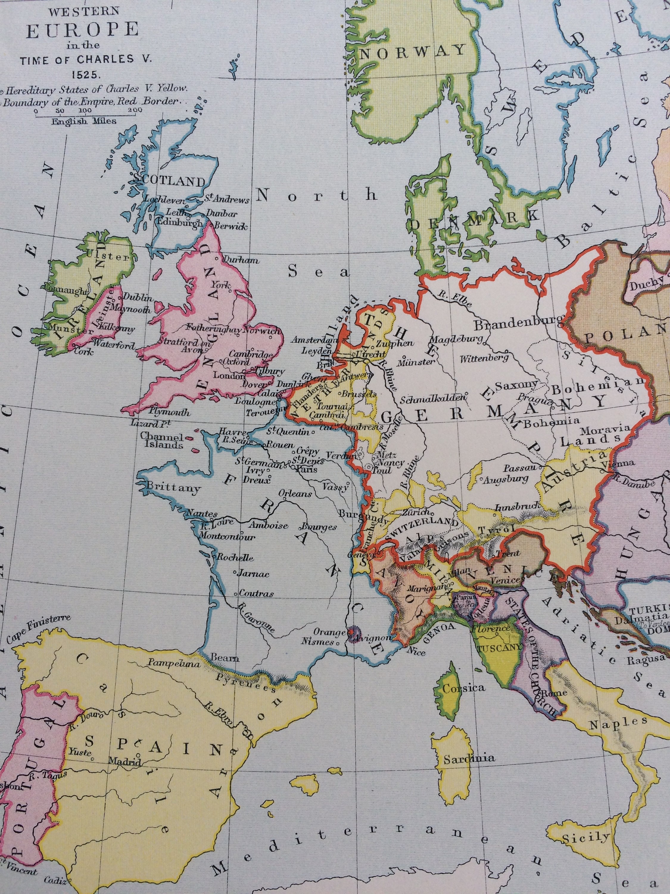 Map Of Europe 1910