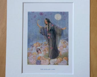 1925 Original Vintage Margaret W. Tarrant Illustration - Available Framed - Wall Decor - Nursery Decor - Children's Book