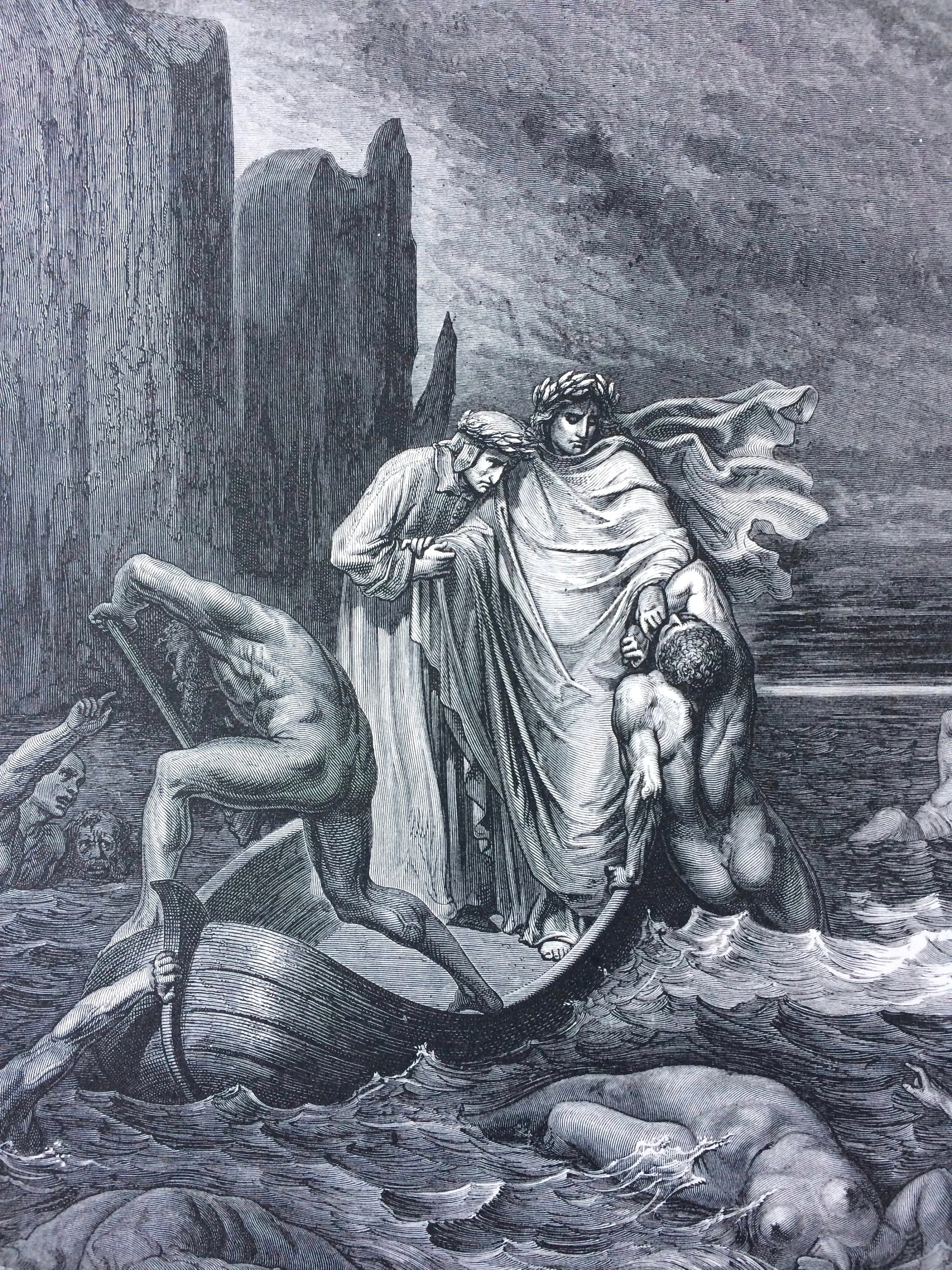 Inferno By Dante Alighieri, Canto I, Lines 1 And 2 Wall Art