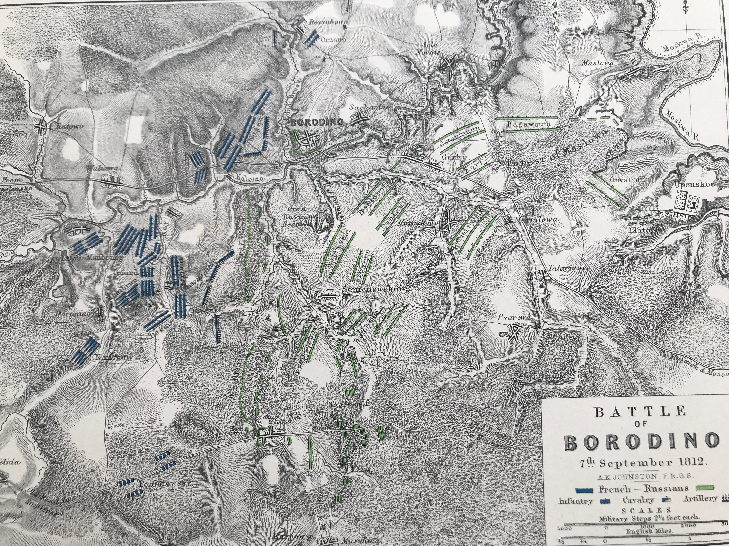 battle of borodino map