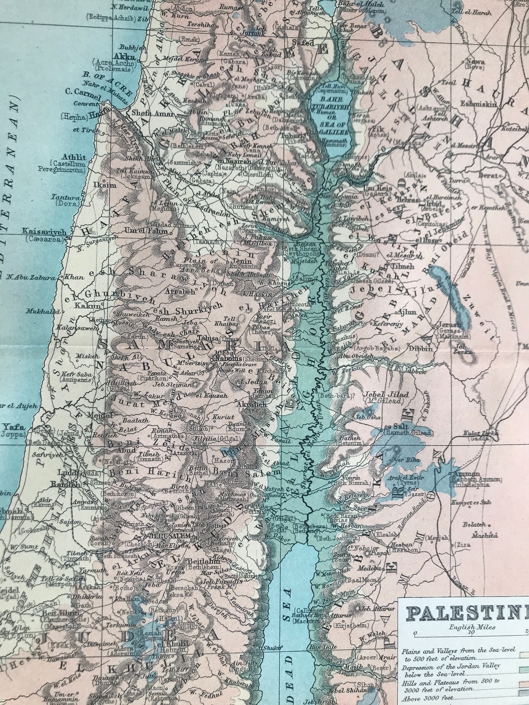 Old Map of Portugal 1912 Mapa De Portugal Vintage Map -  Israel