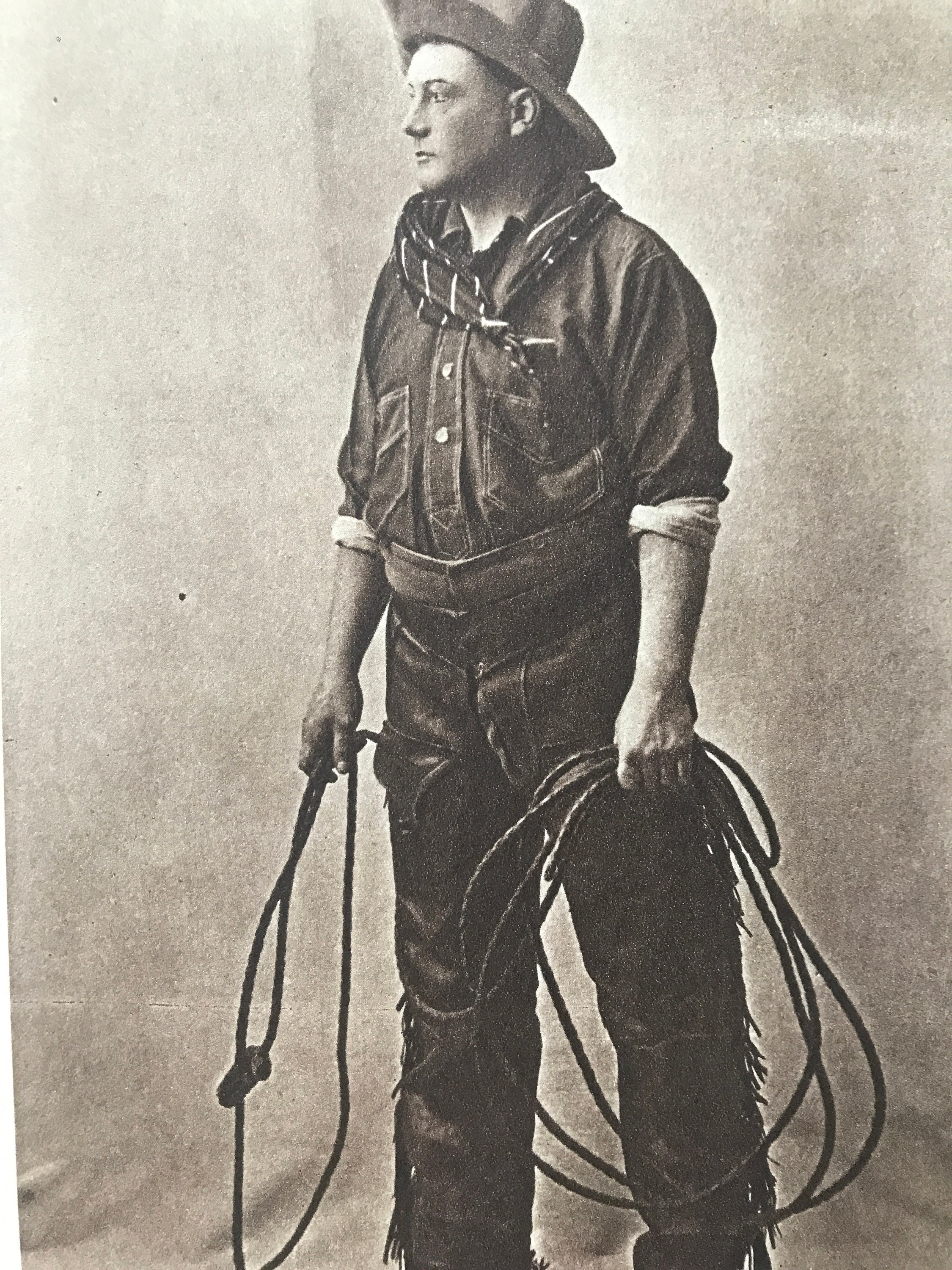 Old cowboy shop clothes