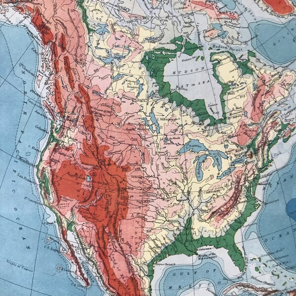 Physical Map of North America - Il 600x600.3233097198 Hz95