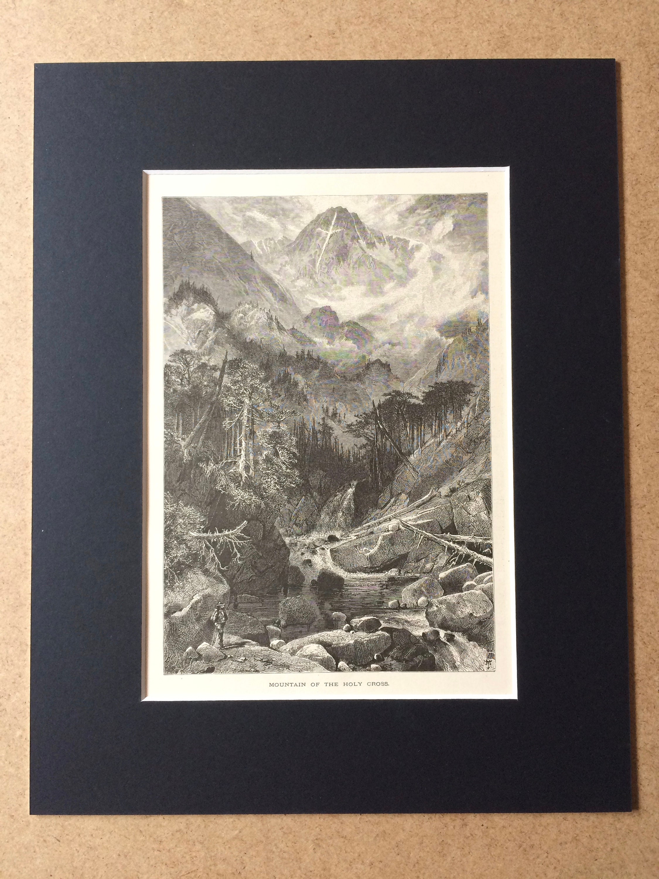 1874 Mountain of the Holy Cross, Eagle County, Colorado Original