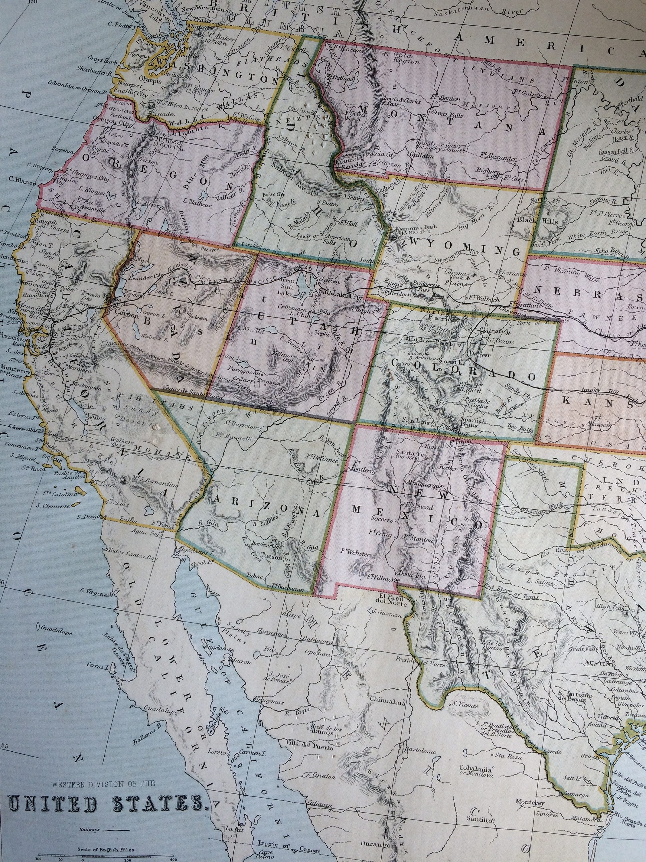 Map of Western United States