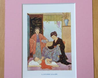 1925 Original Vintage Margaret W. Tarrant Illustration - Available Framed - Wall Decor - Nursery Decor - Children's Book