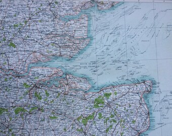 1898 Canterbury Large Original Antique Ordnance Survey Map - City Plan - England - Britain - Cartography - Gift Idea - Local History