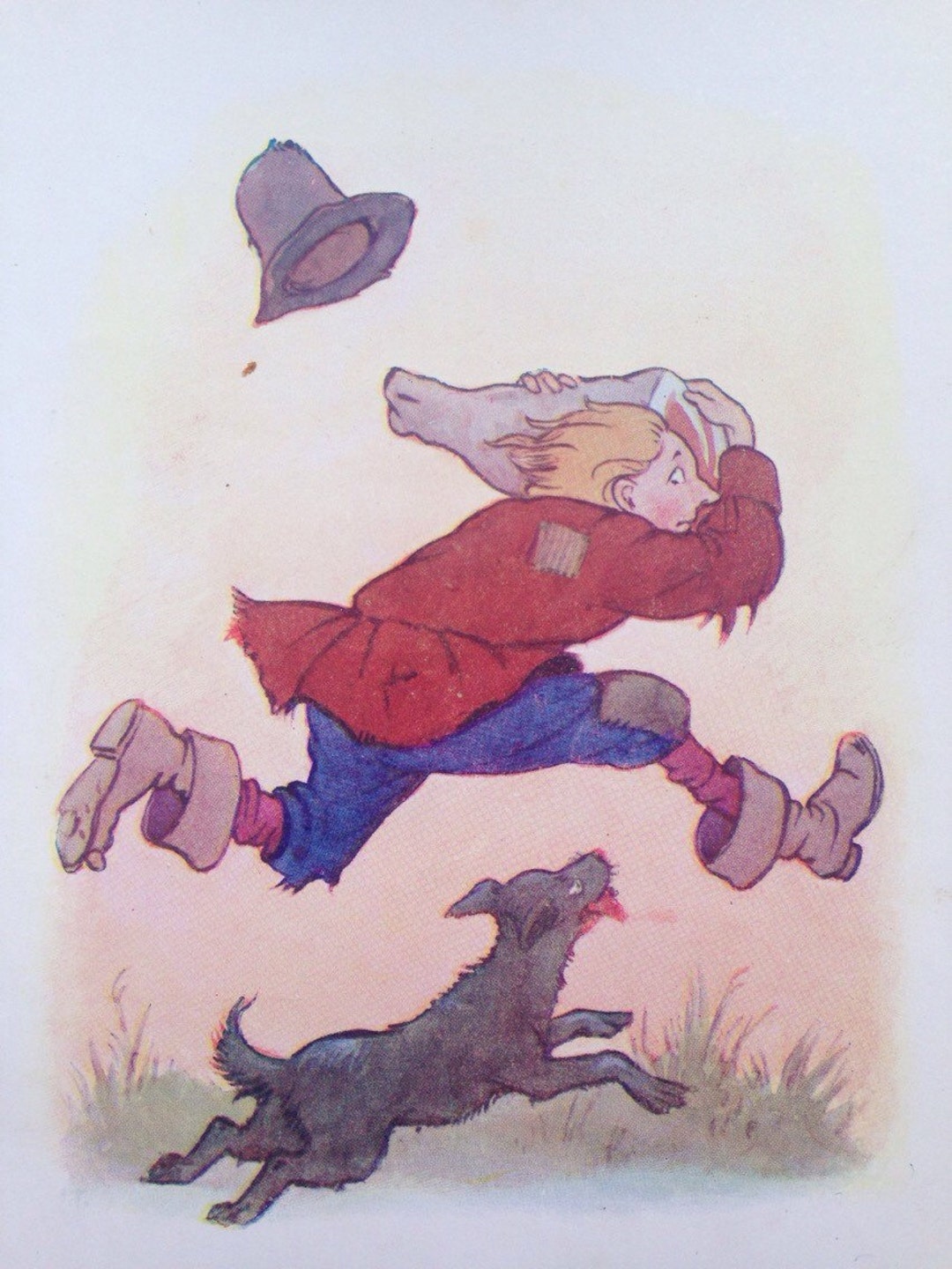 1917 Taffy Was a Welshman Vintage Nursery Rhyme Margaret W. Tarrant