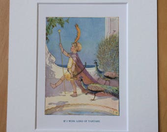 1925 Original Vintage Margaret W. Tarrant Illustration - Available Framed - Wall Decor - Nursery Decor - Children's Book