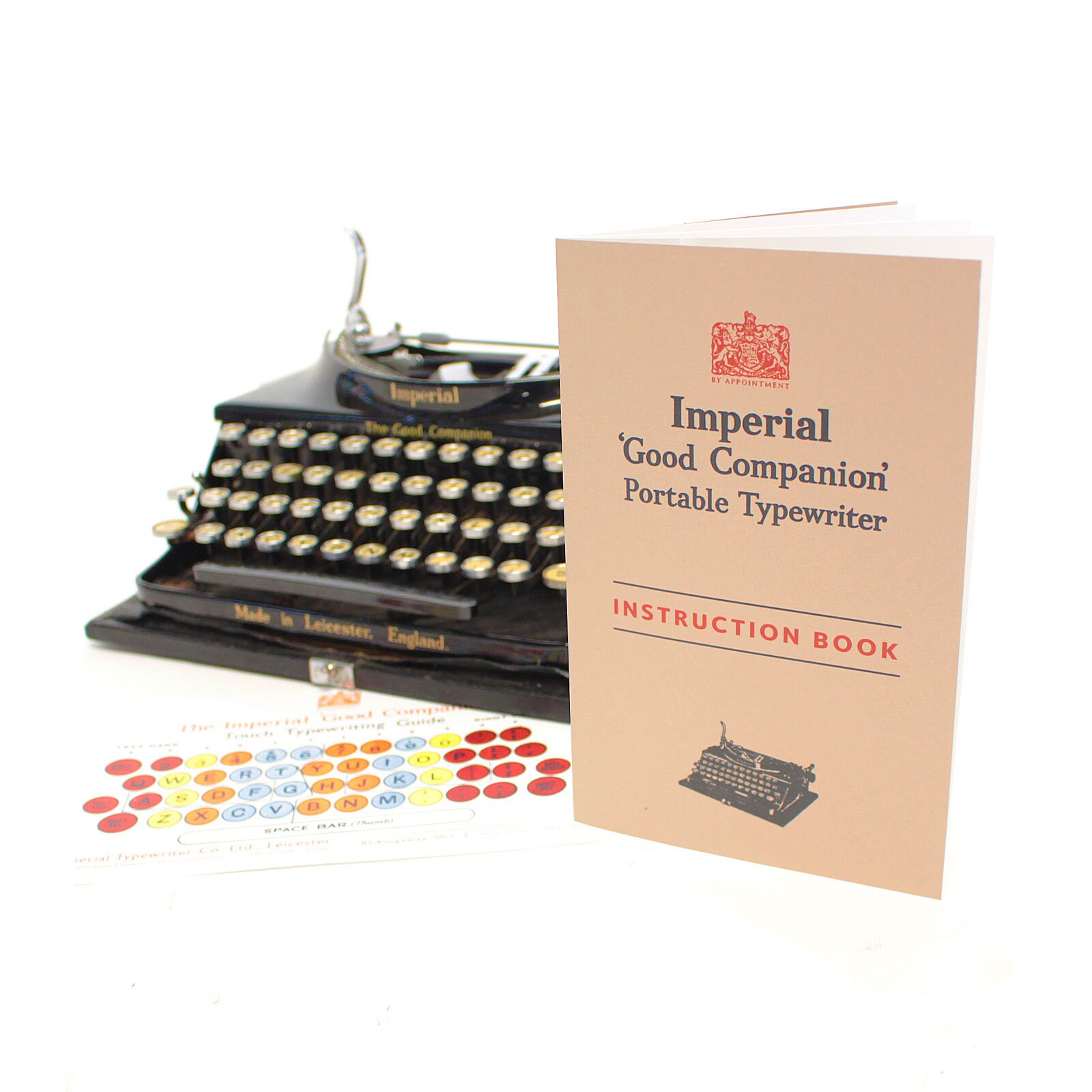 IMPERIAL GOOD COMPANION 4 *BLACK/RED*TYPEWRITER RIBBON-MANUAL WIND+INSTRUCTIONS 