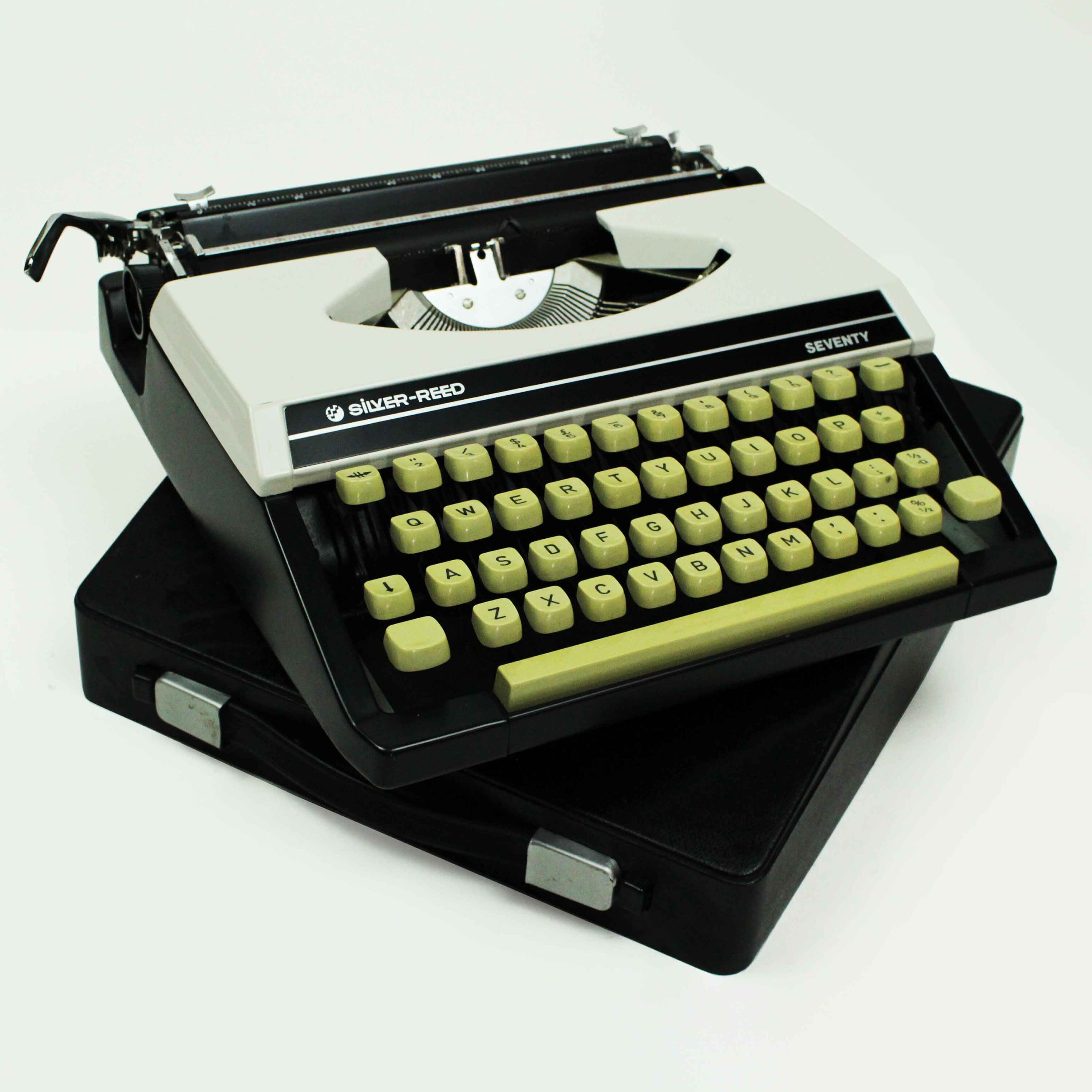 Red// Black Ink Silver Reed Portable Typewriter Ribbon