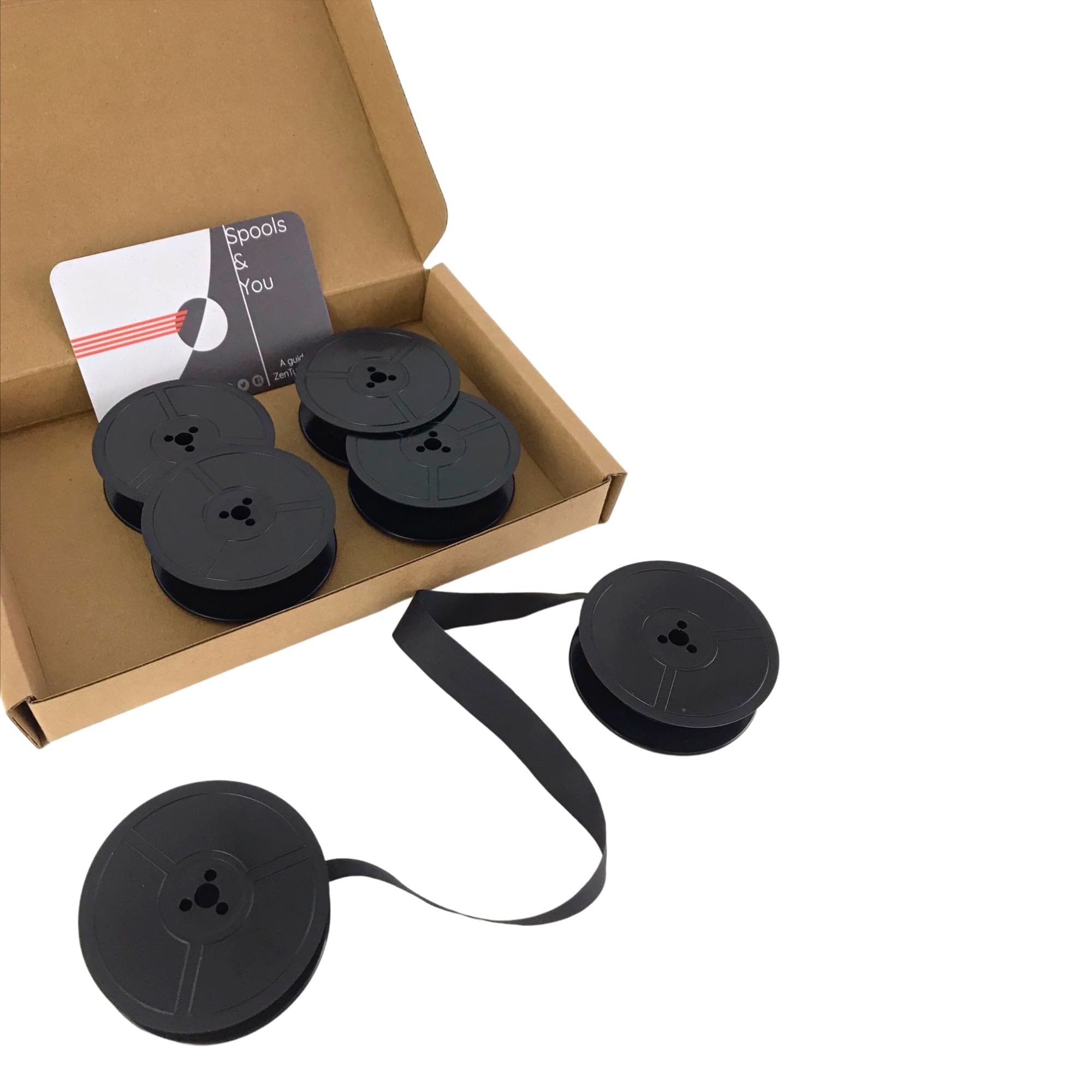 3x Adler Typewriter Ribbon Red & Black or Plain Black DIN 2103 Free