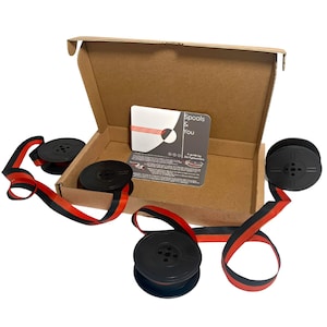2x Royal Typewriter Ribbon Red & Black or Plain Black - Group 9 - Free Worldwide Shipping