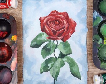 That Makes Your Rose So Important iii (Original Gouache Sketch)