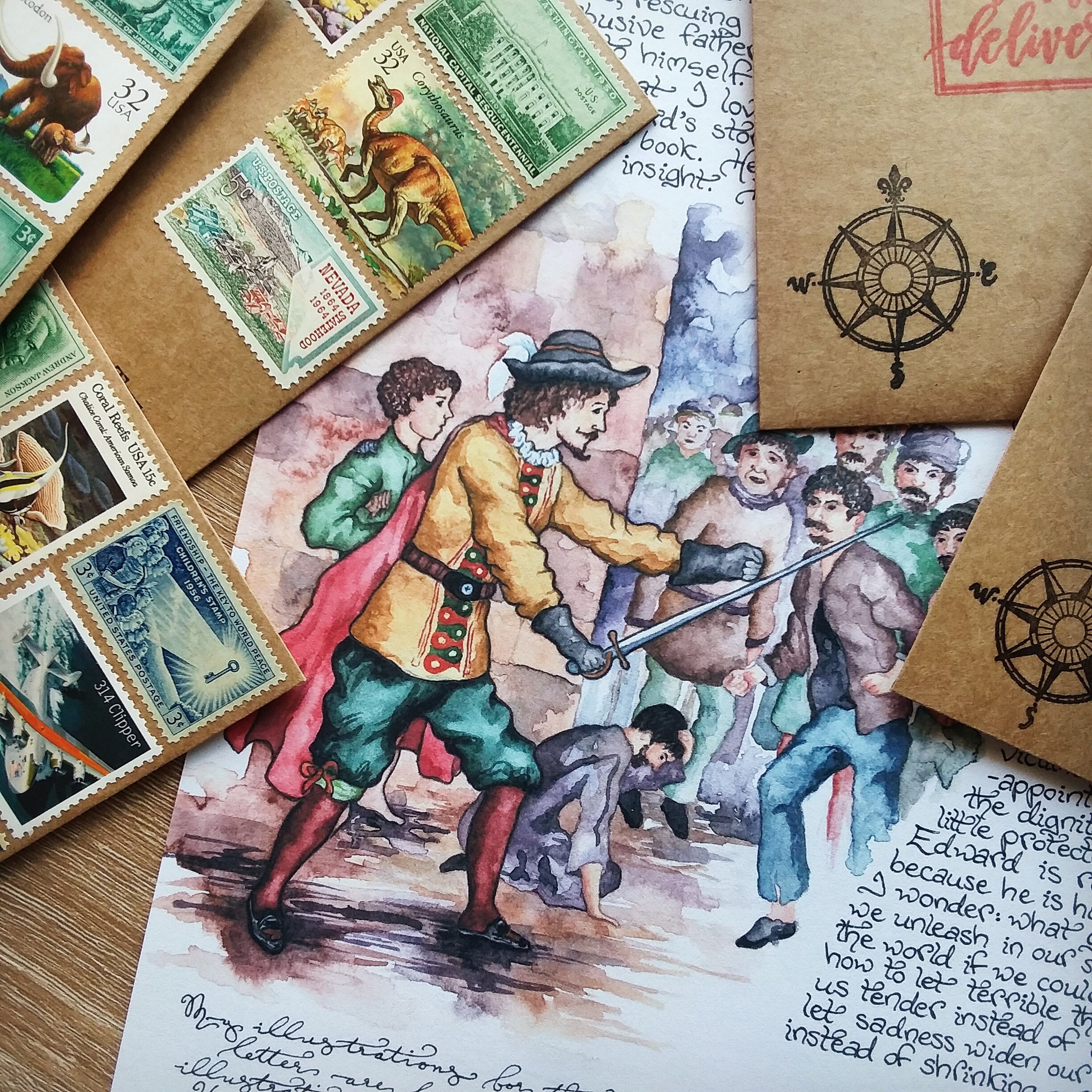 Letter 28 Mark Twain�s The Prince and the Pauper Etsy