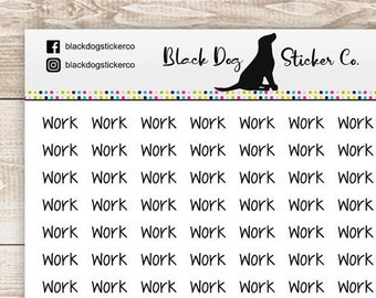 WORK Script Planner Stickers Jen Plans JP-044