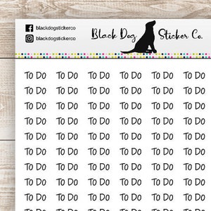 TO DO Script Planner Stickers Jen Plans JP-037