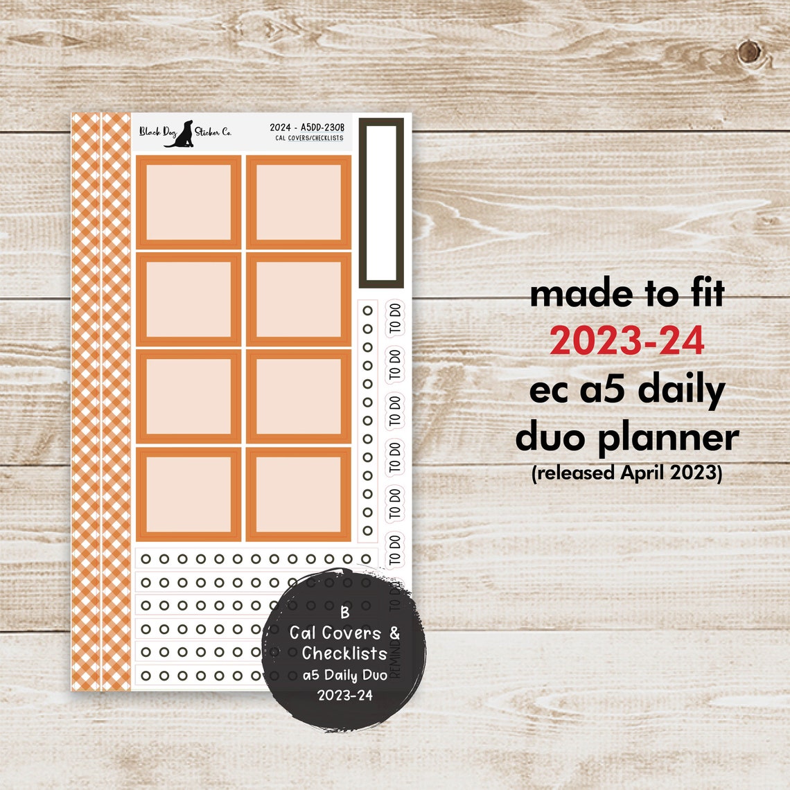 Erin Condren EC A5 Daily Duo Weekly Kit - Pumpkin Patch - Planner ...
