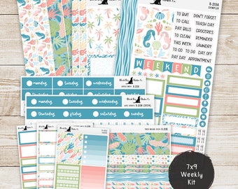 K-213 Weekly Kit & Add-Ons - Island Vibes - Planner Stickers