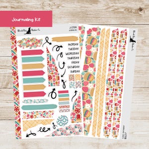 J-270 Journaling Kit - Strawberry Sensation - Planner Stickers