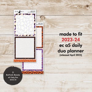 Erin Condren EC A5 Daily Duo Weekly Kit - Trick or Treat - Planner ...