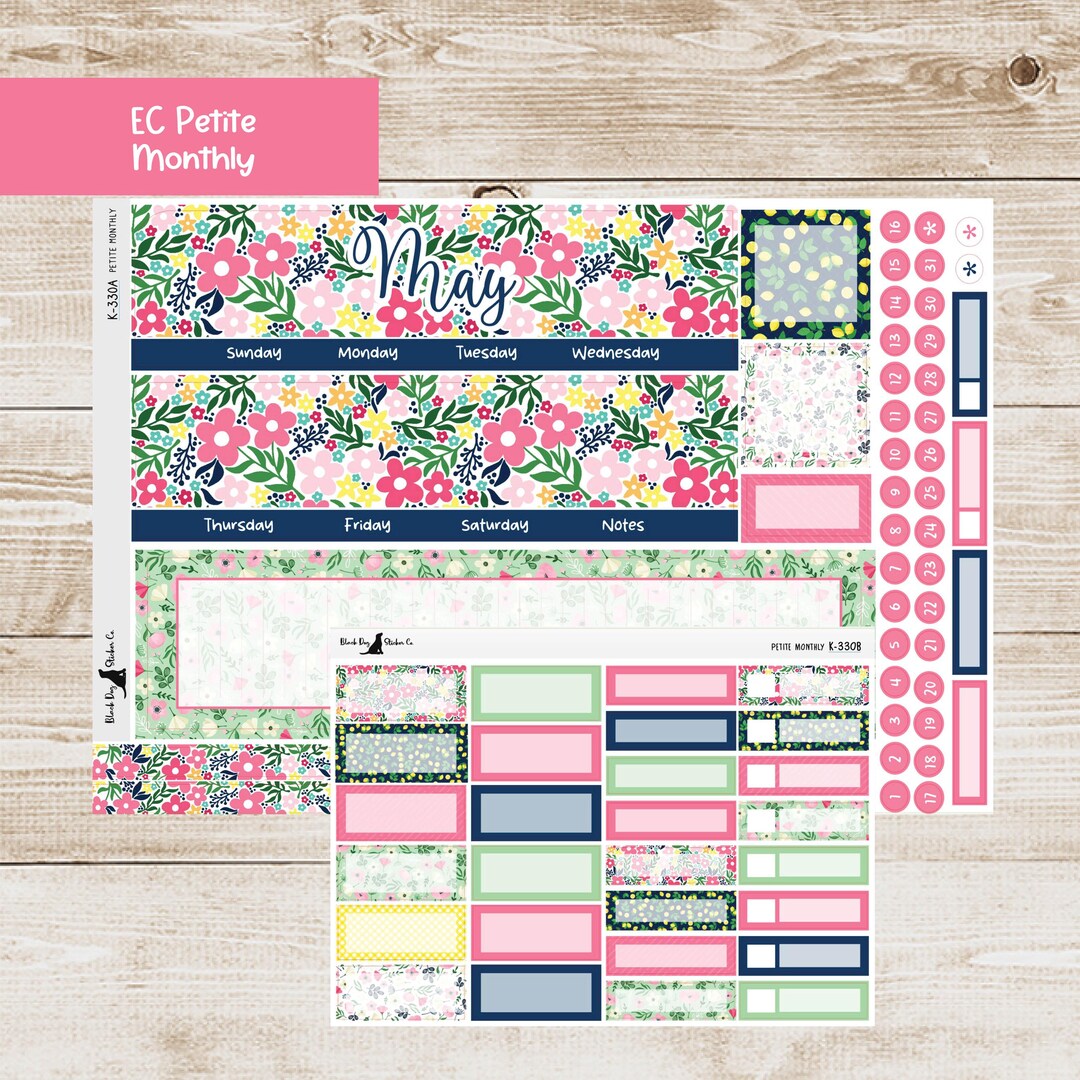 PET-330 Erin Condren Petite Monthly Kit - May 2026 - Mom Love - Planner ...